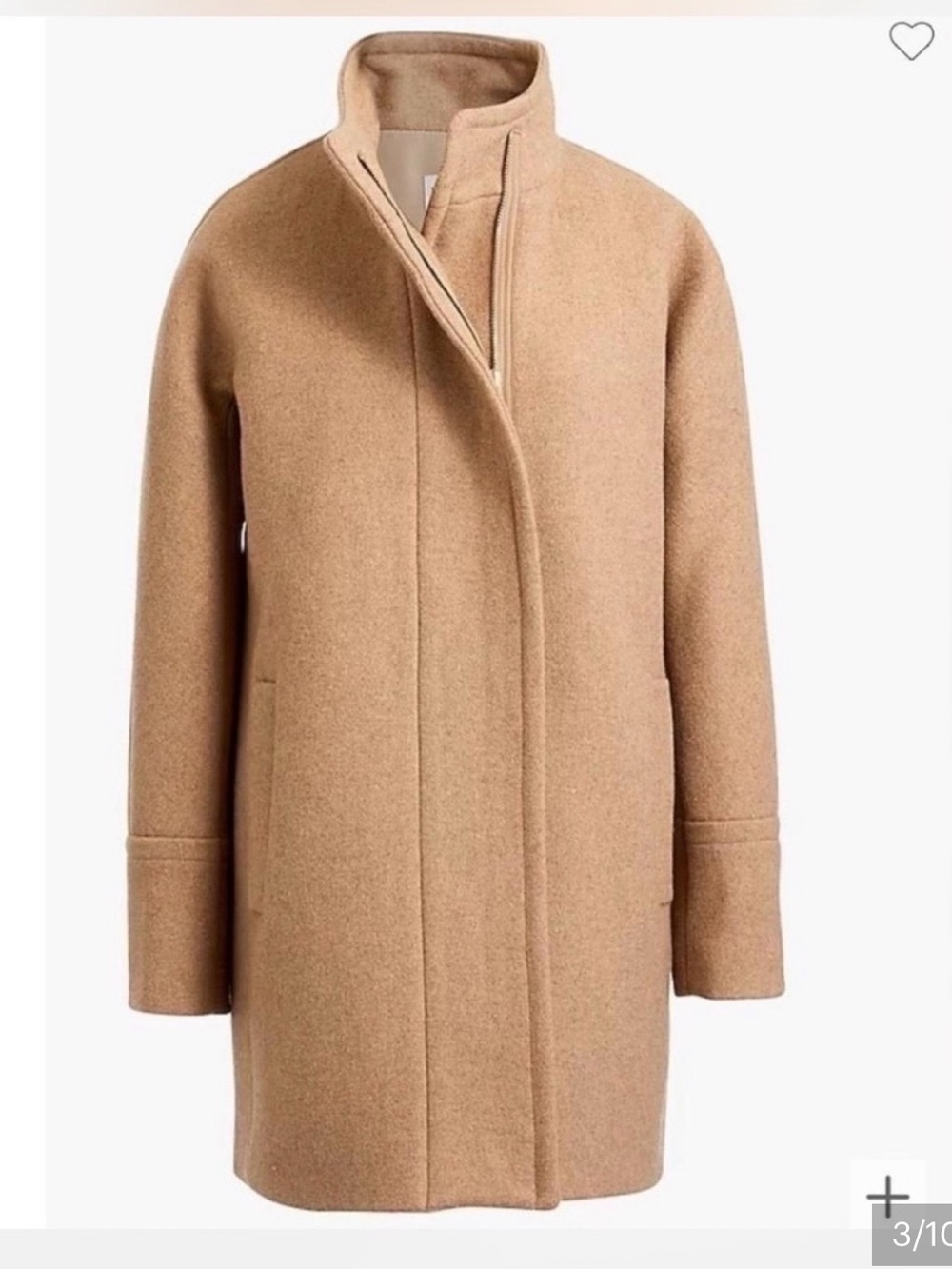 J.Crew Wool Cocoon Coat Camel 2